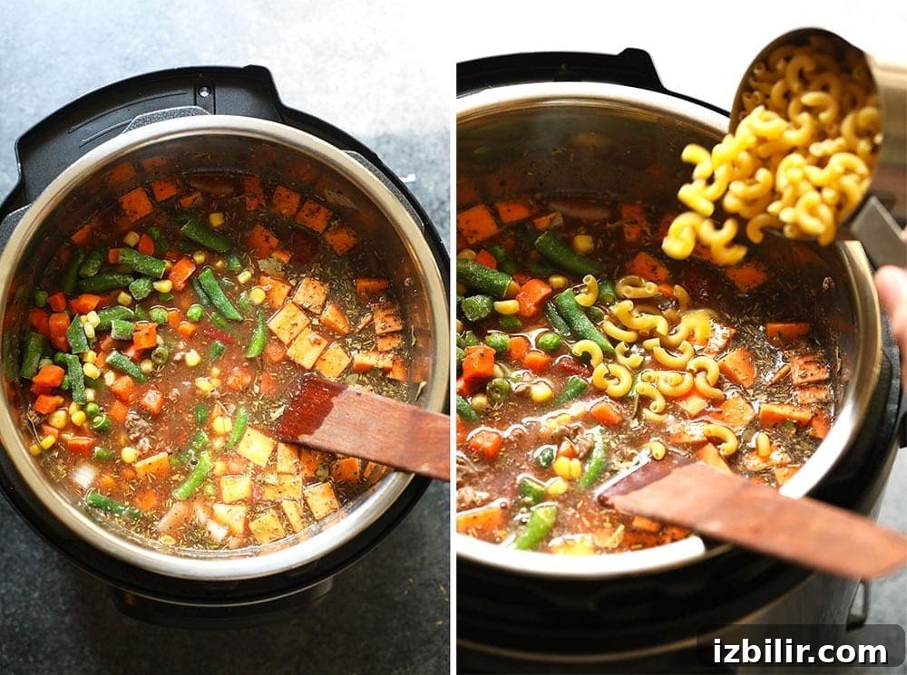 hamburger soup instant pot