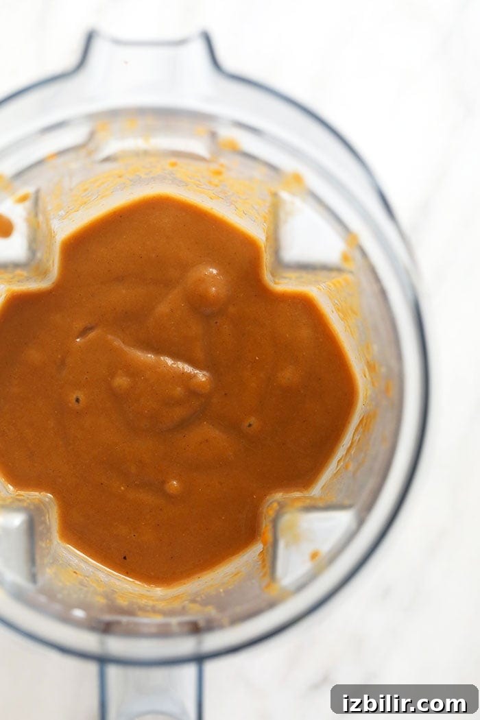 Blended pumpkin smoothie blended pumpkin smoothie in blender