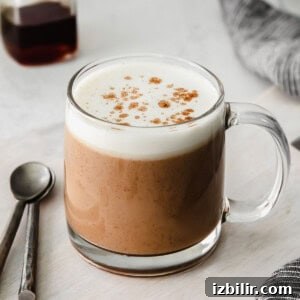 latte in mug