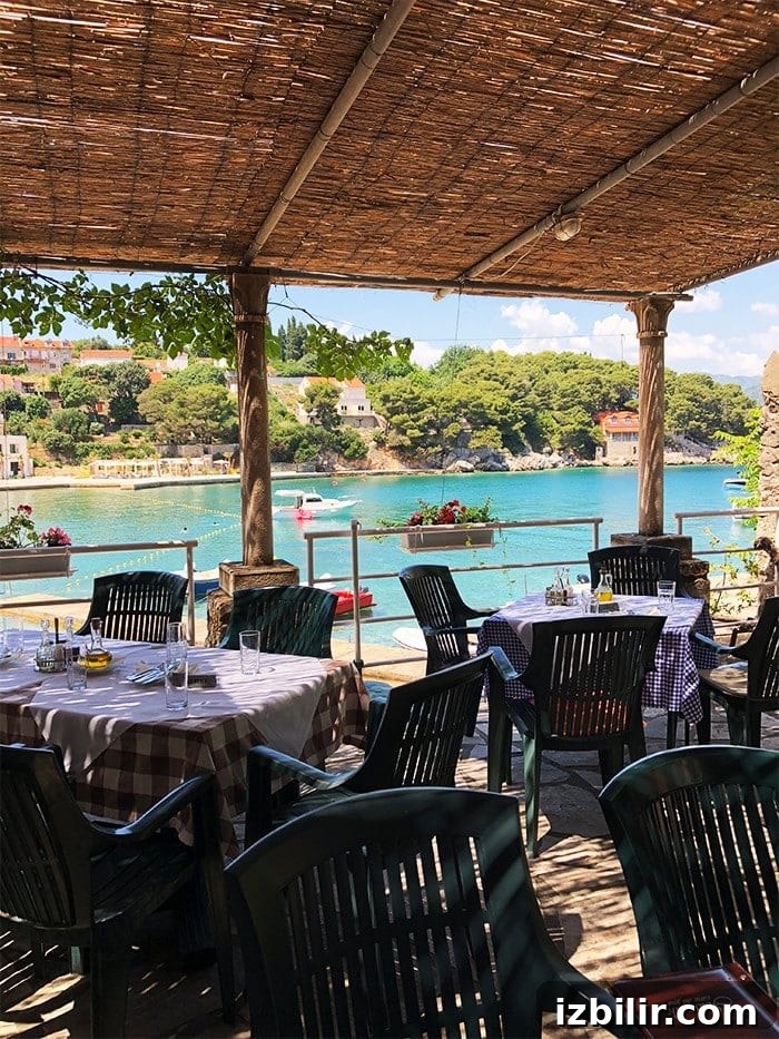 A view of water in Croatia