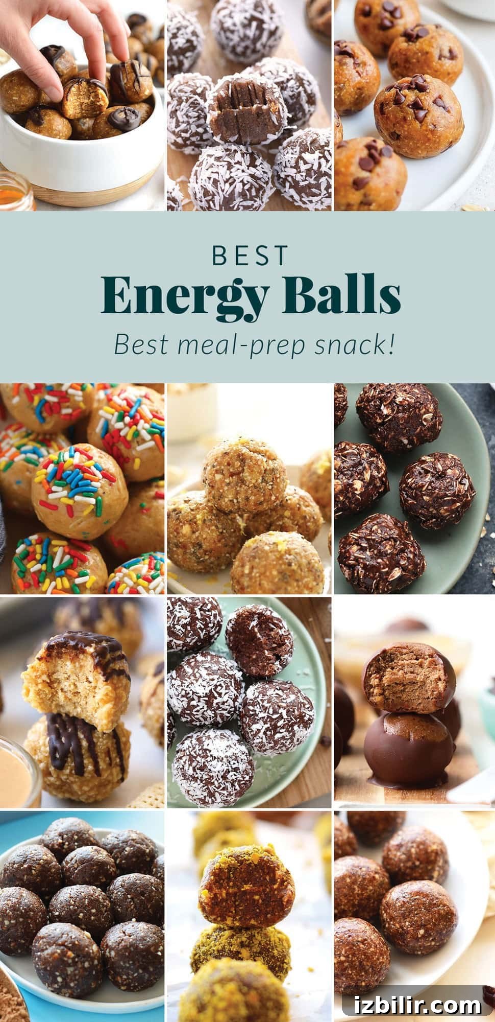 Energy Balls Recipes: No-Bake Protein Snack Ideas 2 assorted energy balls on a board