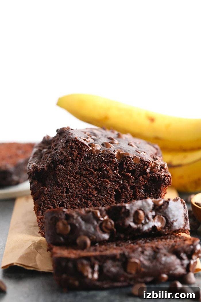 Chocolate Chocolate Chip Banana Bread Chocolate Chocolate Chip Banana Bread