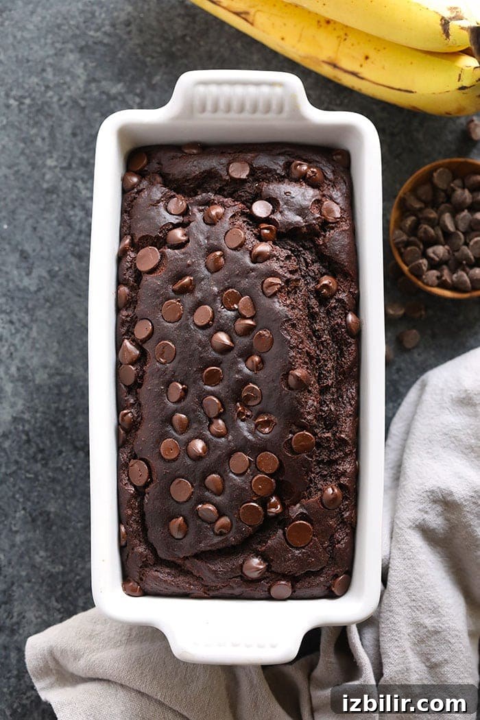 Chocolate Banana Bread Recipe: Moist, Fudgy Loaf 2 Chocolate Chocolate Chip Banana Bread