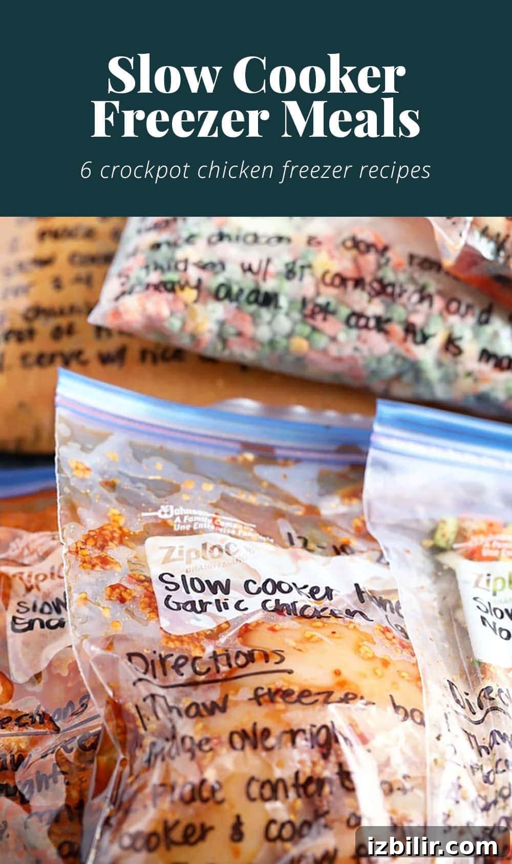 6 Freezer-to-Crockpot Meals for Busy Weeknights 2 freezer meals