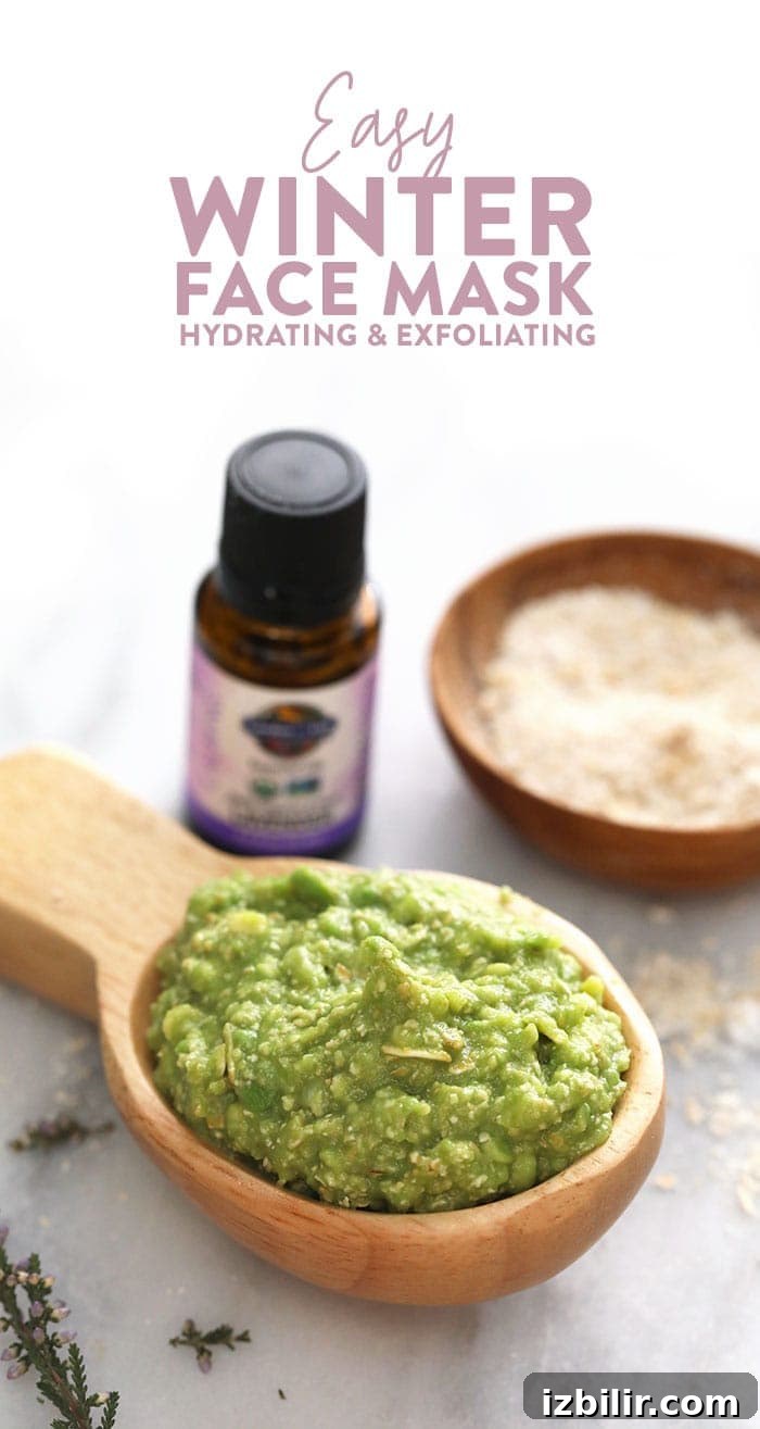 Homemade Oatmeal Avocado Facemask At Home Face Mask