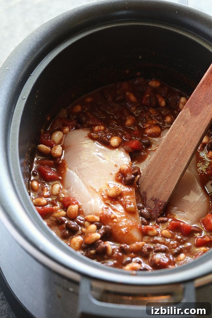 Chili in crockpot
