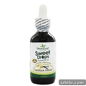 Liquid stevia drops