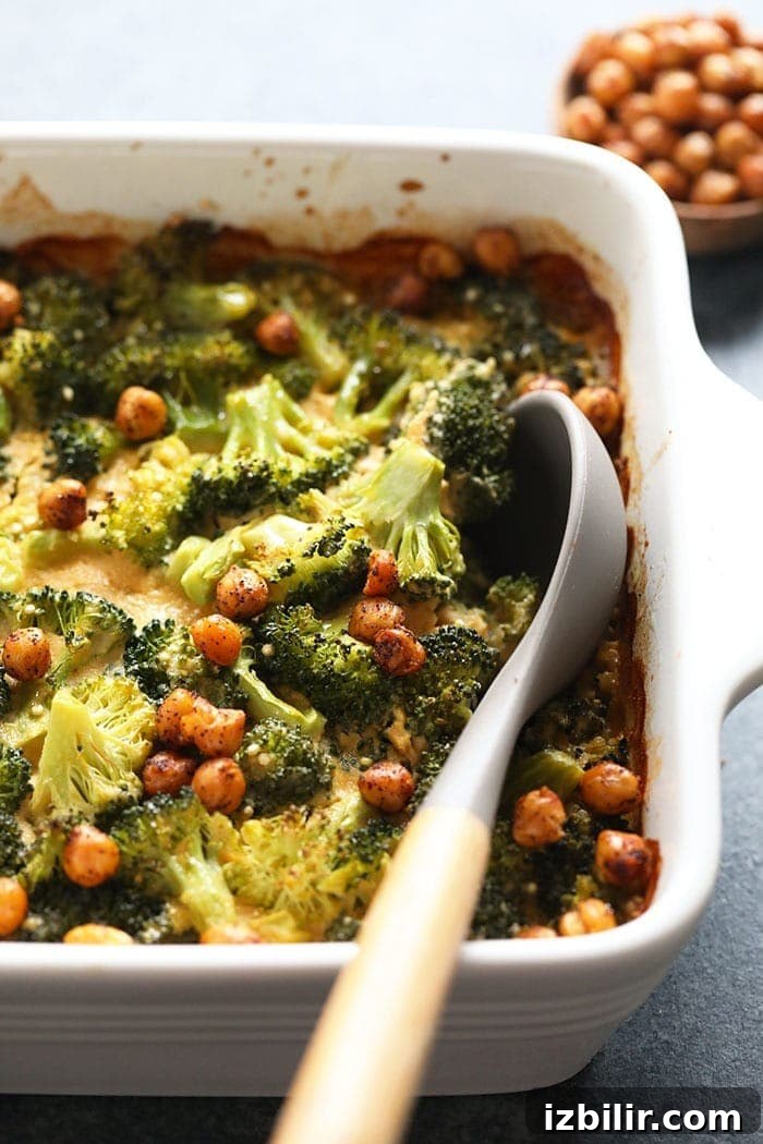 Vegan Broccoli and Cheese Casserole vegan broccoli and cheese casserole