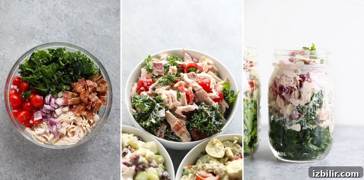 BLT Chicken Salad in bowl.