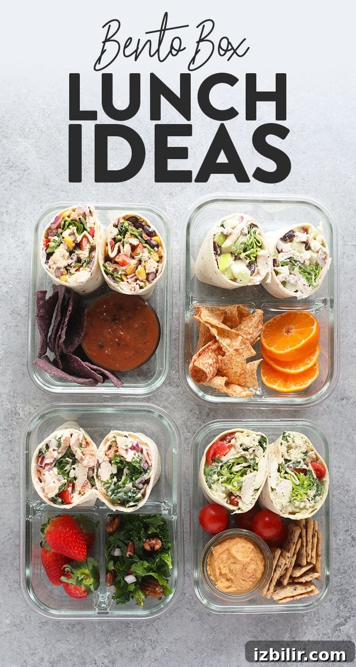 4 bento box lunch ideas