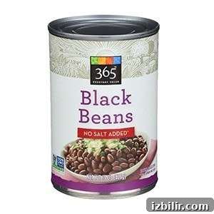 can of black beans