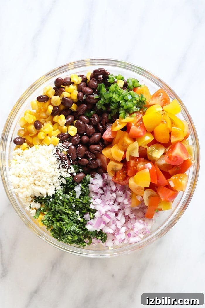 black bean corn salad