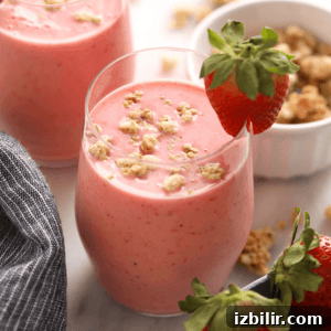 smoothie in glass