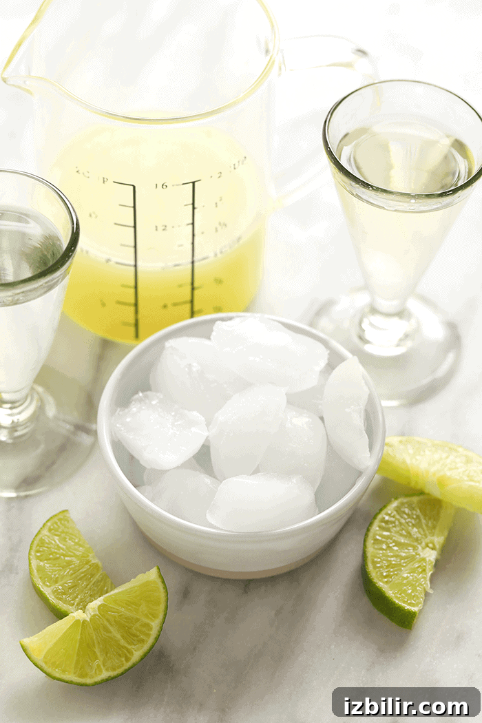 Lime juice, triple sec, tequila, agave nectar, and ice are all you need to make this quick and easy frozen margarita recipe! frozen margarita ingredients.