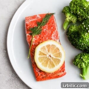 sous vide salmon on a plate