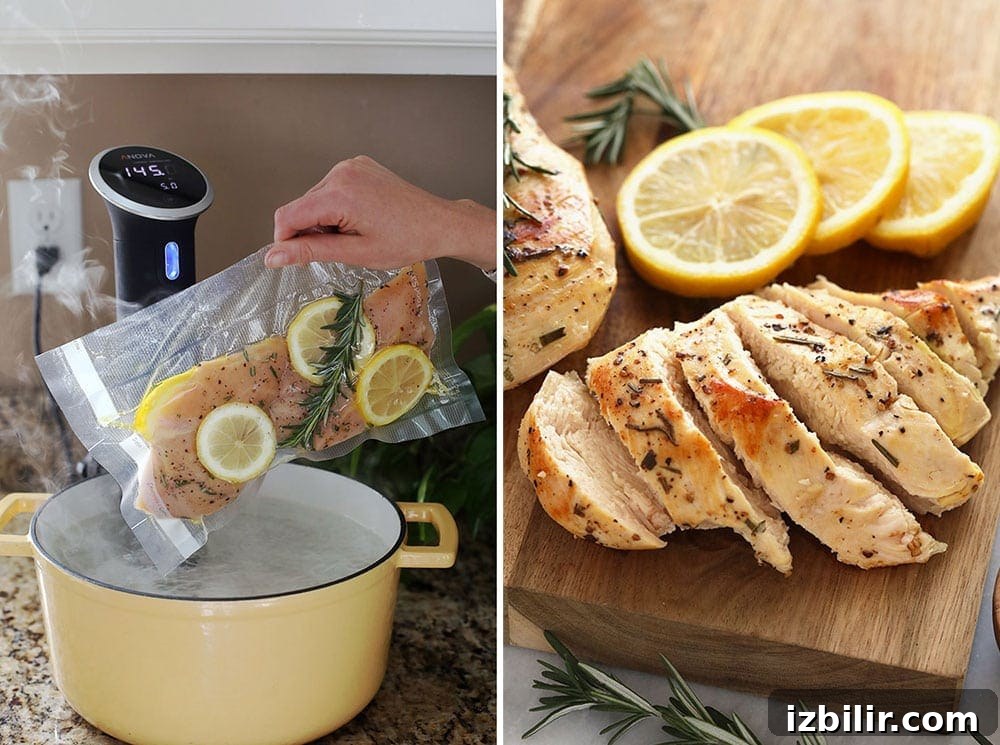 Sous vide chicken