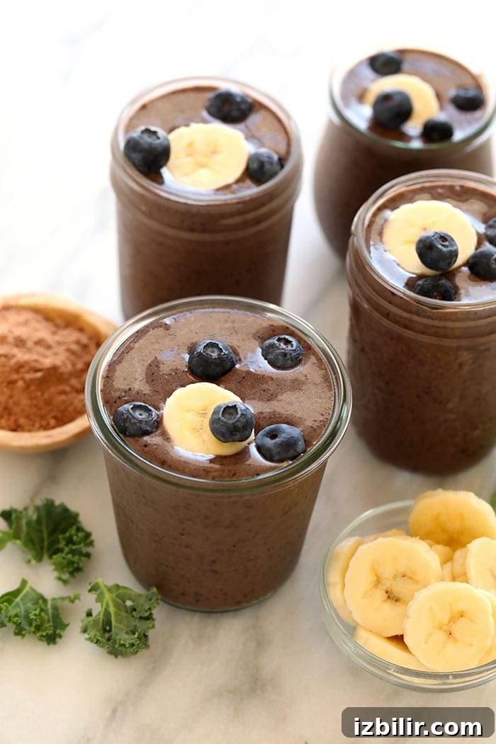 Superfood Protein Smoothie superfood protein smoothie in a glass