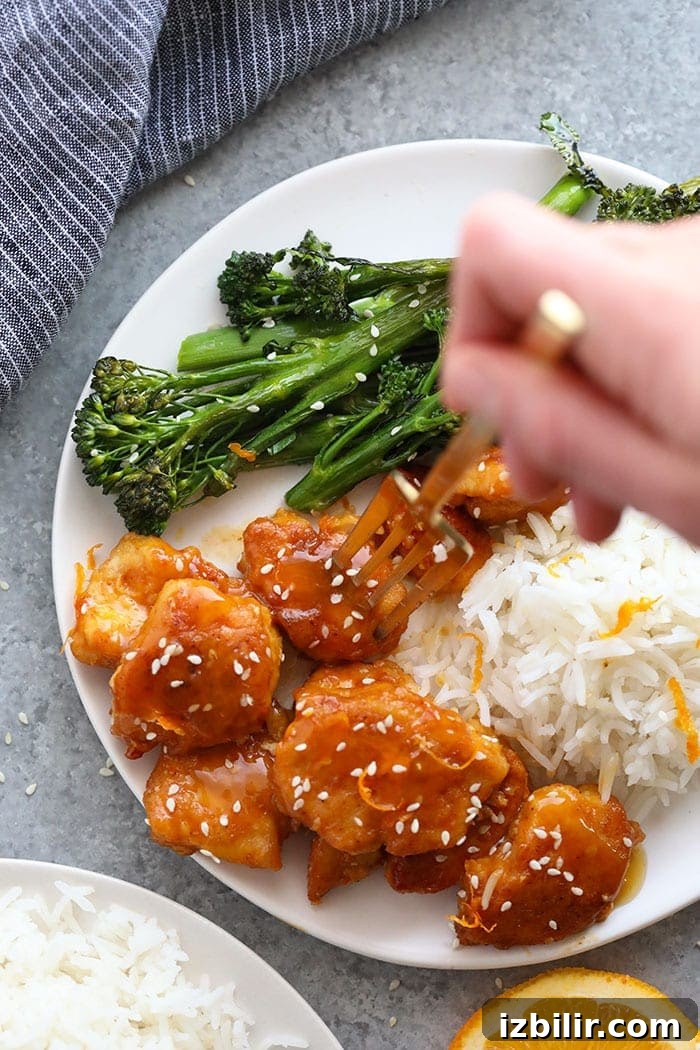 Healthy Orange Chicken