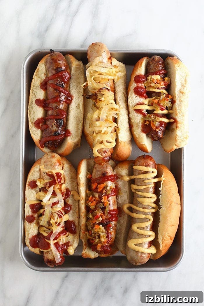 Beer brats on baking sheet beer brats on baking sheet