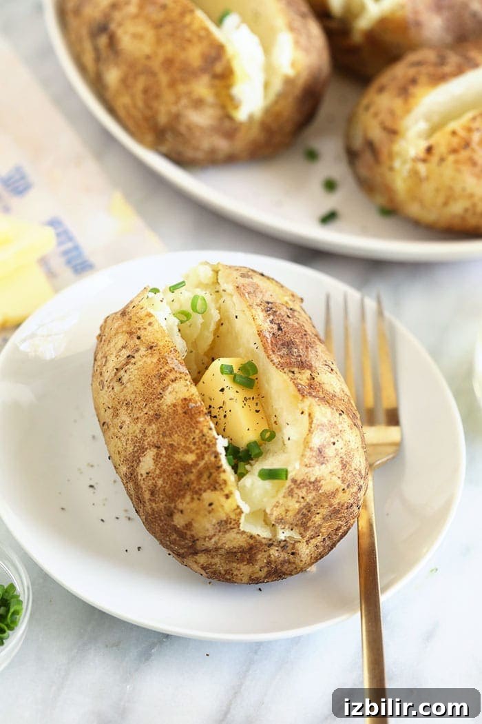 Easy Idaho potatoes with butter easy Idaho potatoes with butter