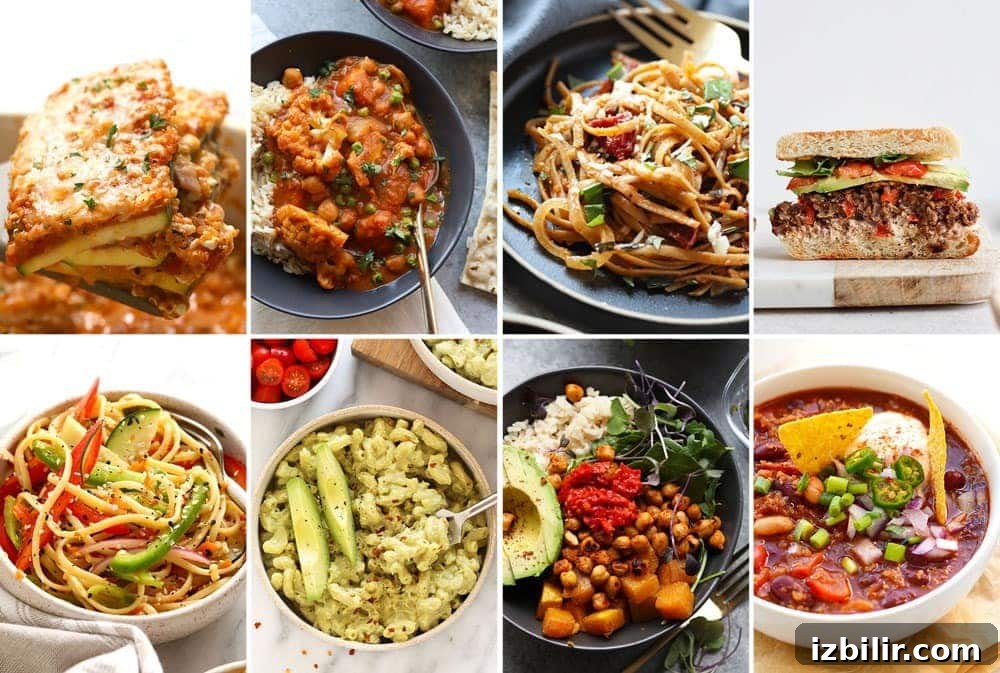 Vegetarian meals packed with protein and flavor. healthy vegetarian dinner ideas
