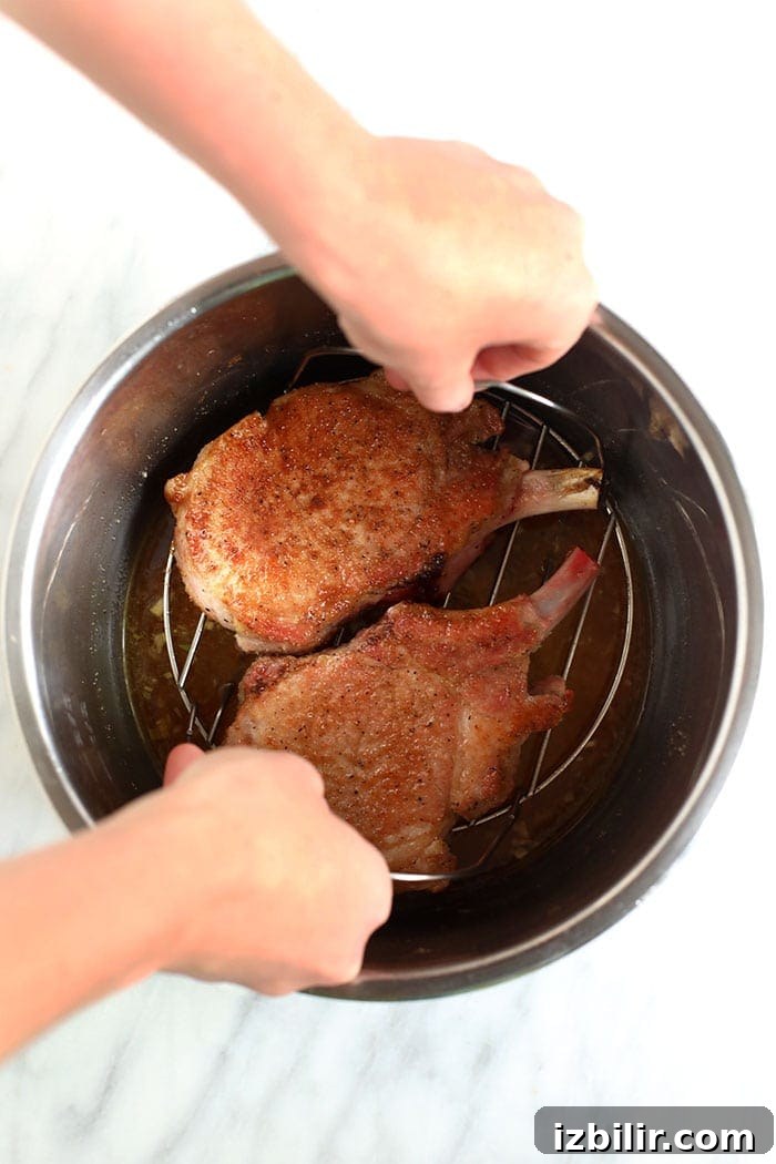 Place trivet before pressure cooking placing trivet in Instant Pot
