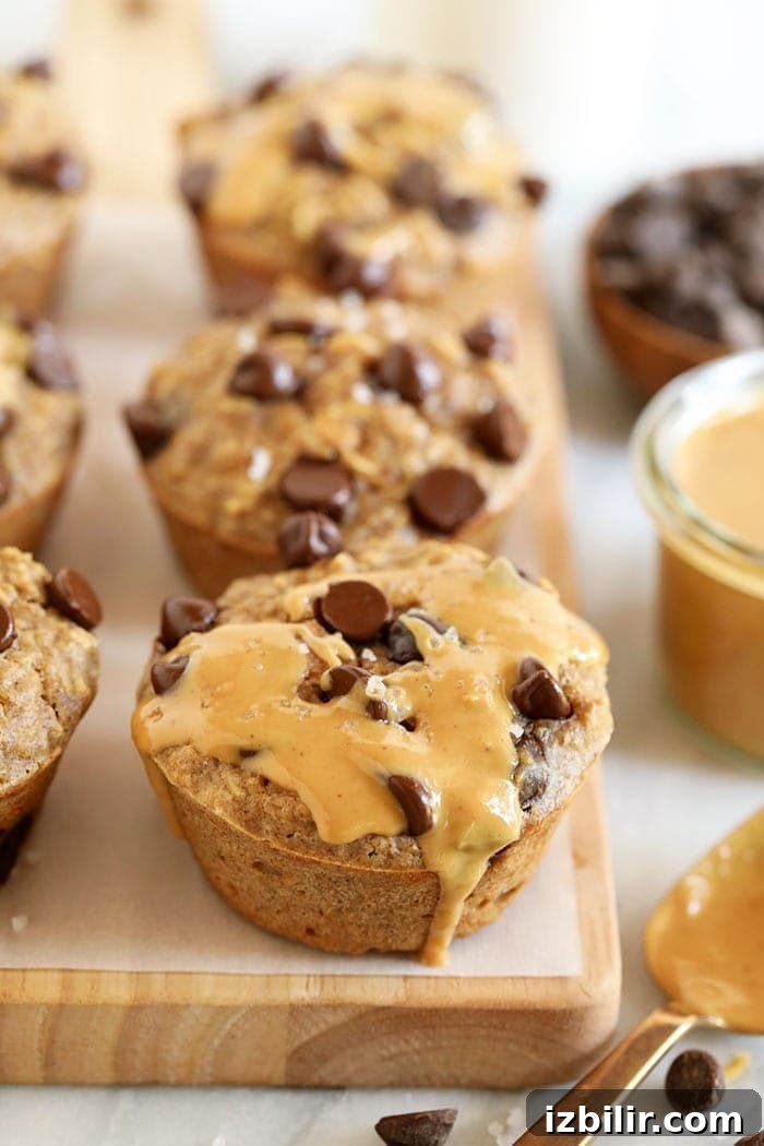 oatmeal cup with peanut butter