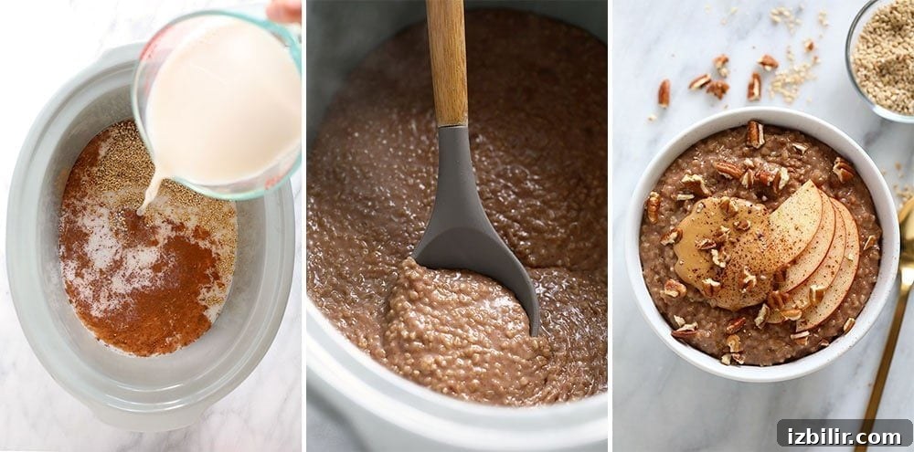 Slow cooker oatmeal is one of my favorite ways to cook steel-cut oats. slow cooker oats