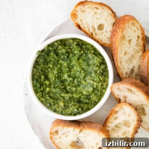 pesto in bowl