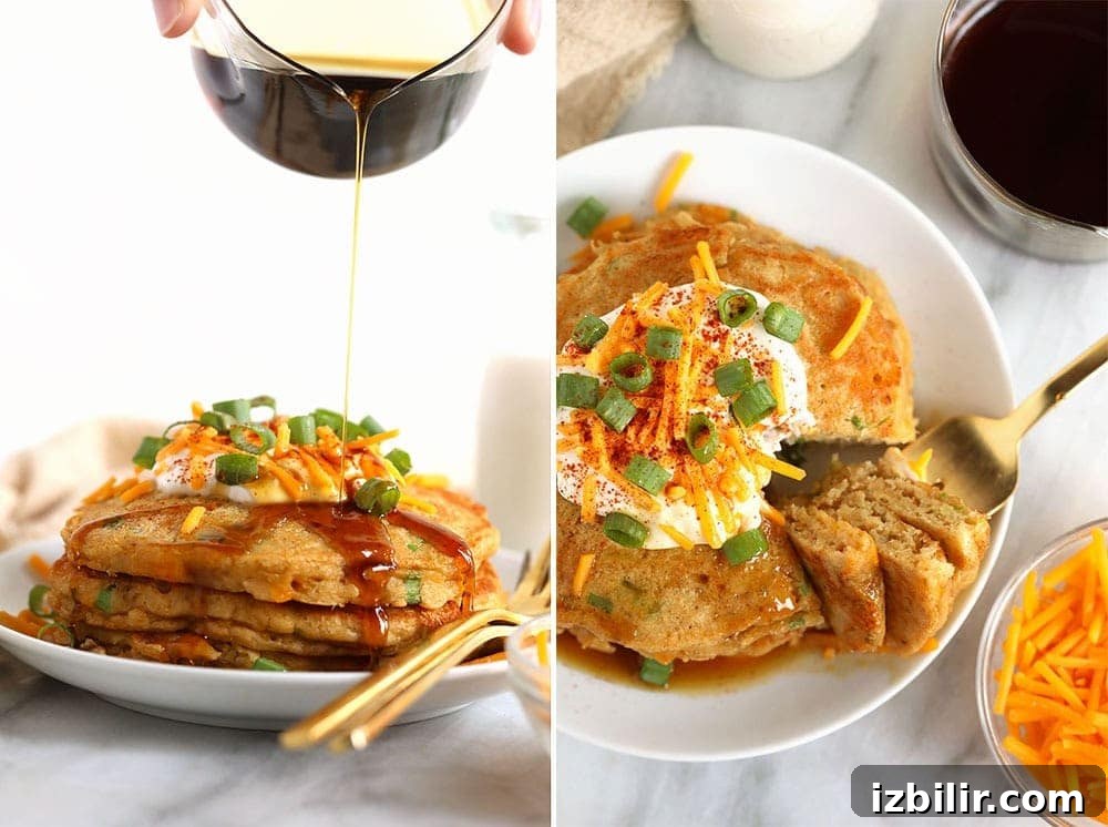 These scallion potato pancakes are the potato pancakes of your dreams. All you have to do is shred potatoes, add some delicious savory spices, and fold it all into pancake batter! Scallion potato pancakes.