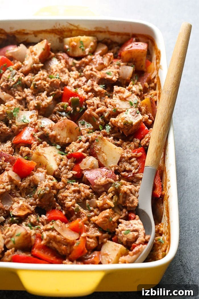 Chicken tikka masala casserole