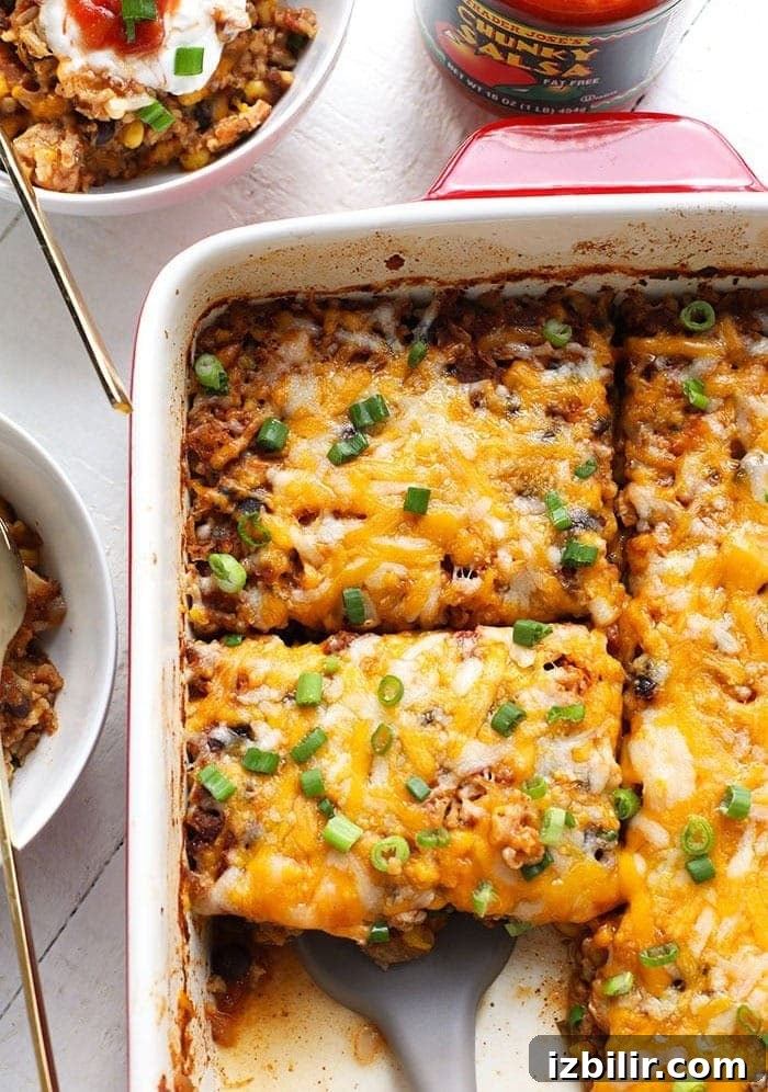 Southwestern chicken casserole