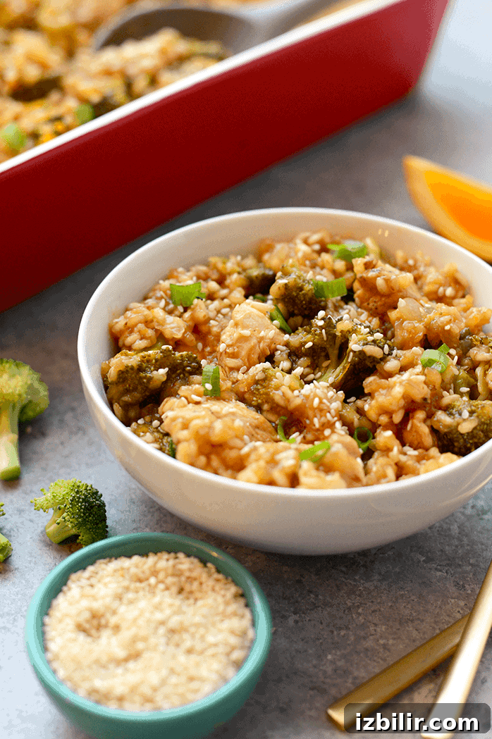 Orange chicken casserole