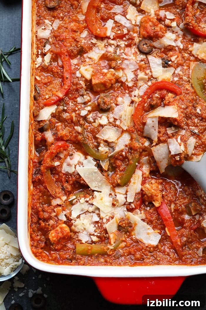 Chicken cacciatore casserole