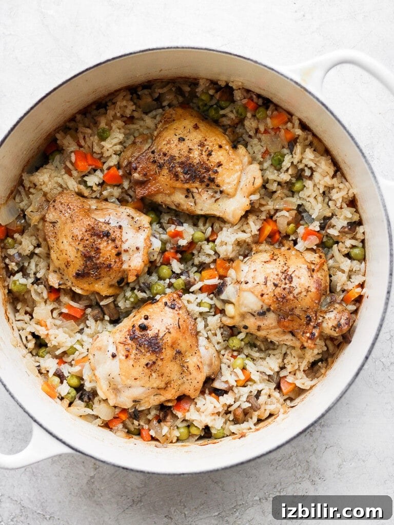 Chicken and rice casserole