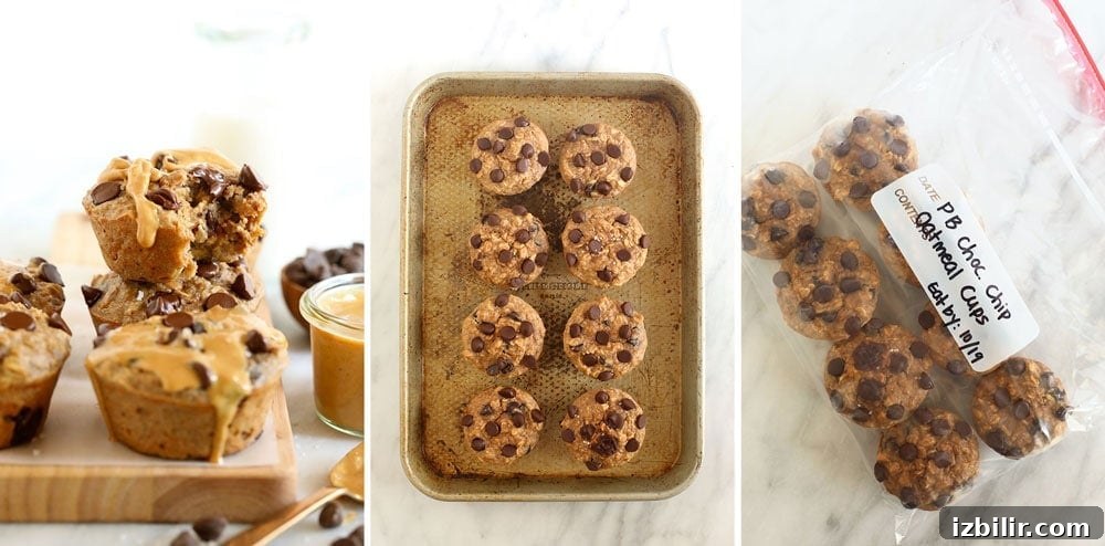 Make-Ahead Breakfast Recipes to Prep the Night Before 4 baked oatmeal cups how to freeze