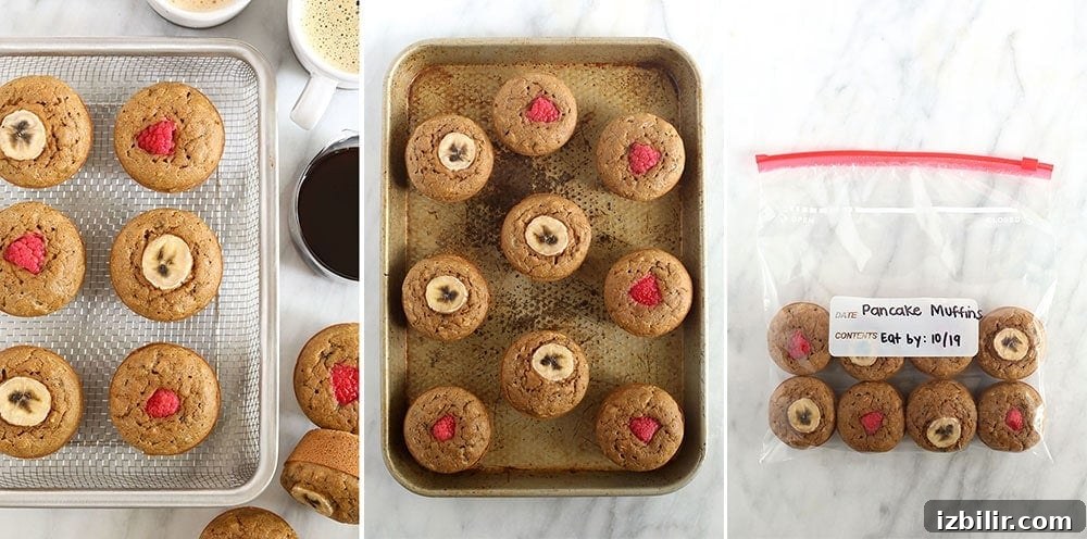 Make-Ahead Breakfast Recipes to Prep the Night Before 6 photos of banana pancake muffins