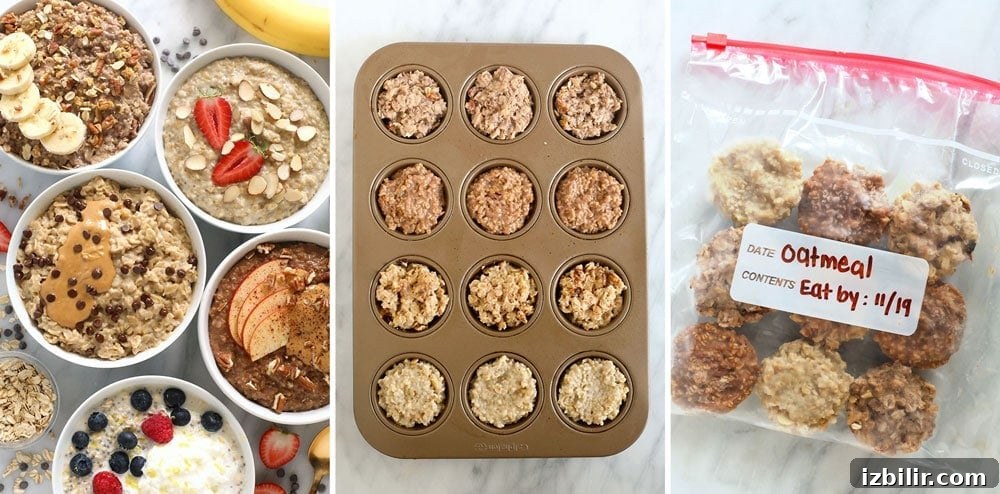 Make-Ahead Breakfast Recipes to Prep the Night Before 7 freezer oatmeal