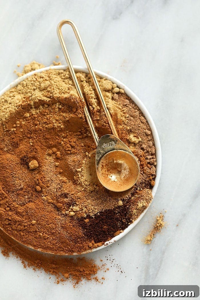 Make a big batch of this homemade pumpkin pie spice for all of your favorite pumpkin recipes! pumpkin pie spices on a plate