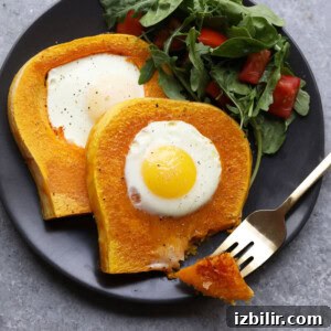butternut squash egg in a frame