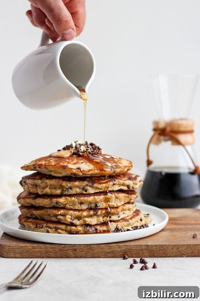 Healthy chocolate chip pancakes healthy chocolate chip pancakes