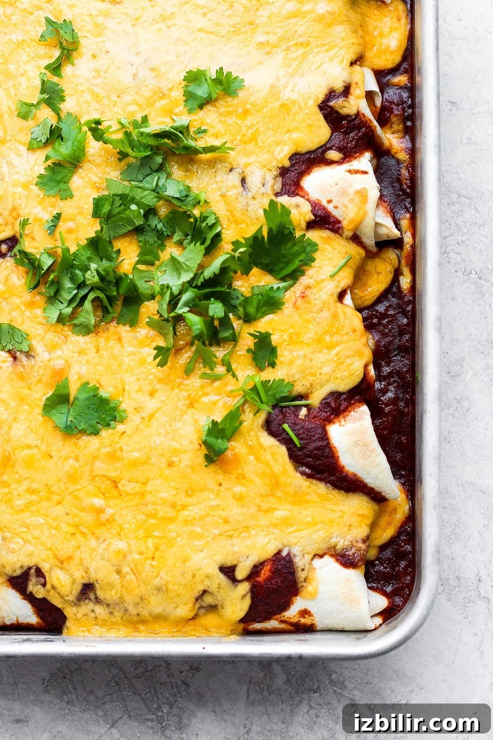 Rotisserie Chicken Enchiladas Rotisserie chicken enchiladas fresh from the oven