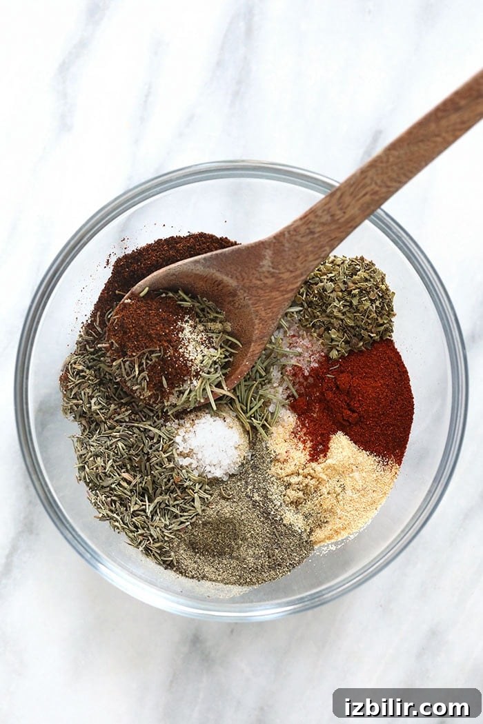 Flavorful Turkey Seasoning flavorful turkey seasoning in a bowl