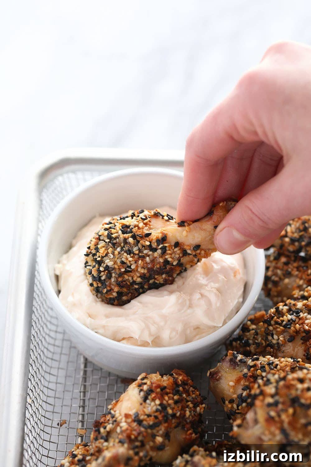 Dipping a wing in dip