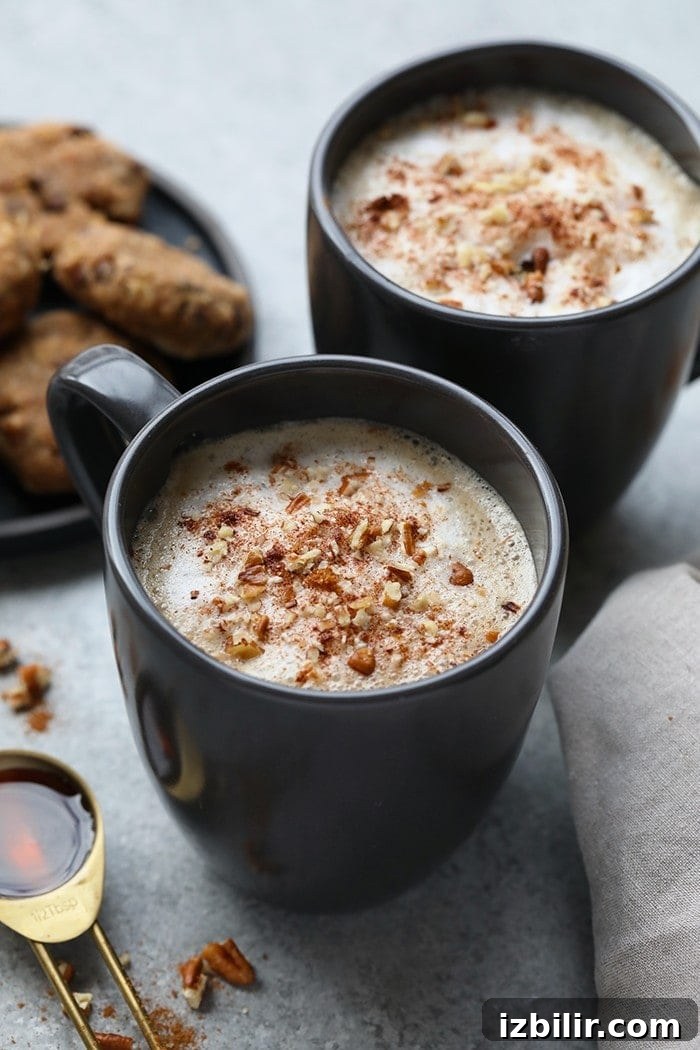 maple pecan latte