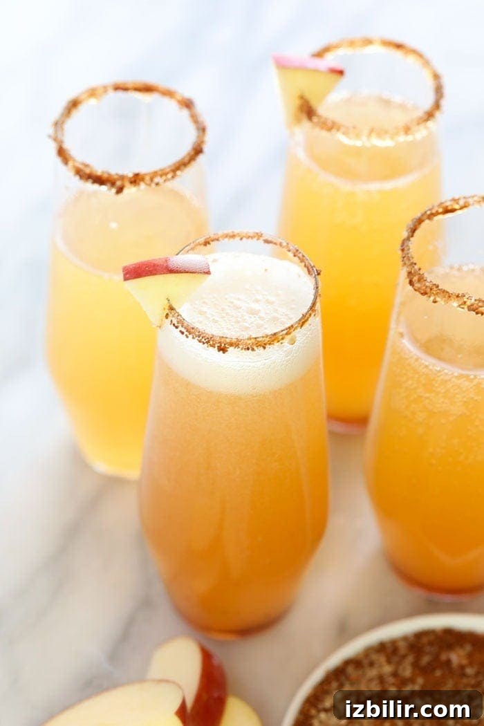 cocktail in champagne flute