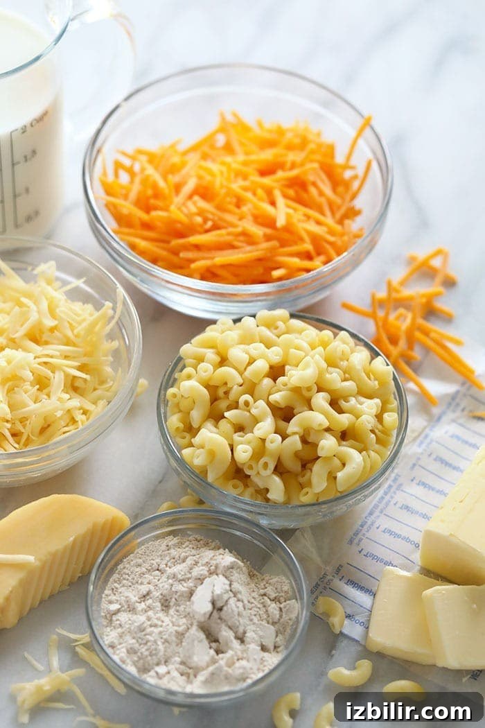Mac and cheese ingredients Mac and cheese ingredients