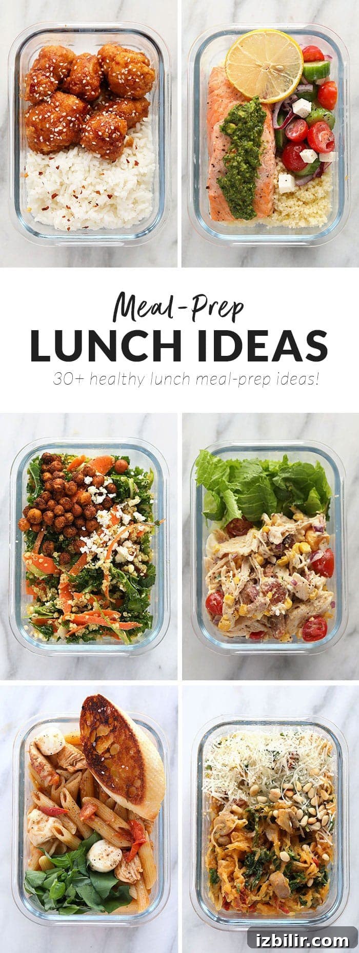 Set yourself up with a delicious lunch menu for the week and meal prep one of these healthy and easy lunch meal prep recipes! Meal prep lunch ideas with 3 different meals