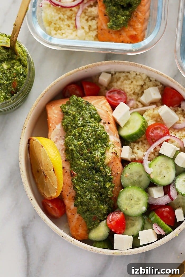 Salmon with Salad and Couscous salmon filet with salad and couscous