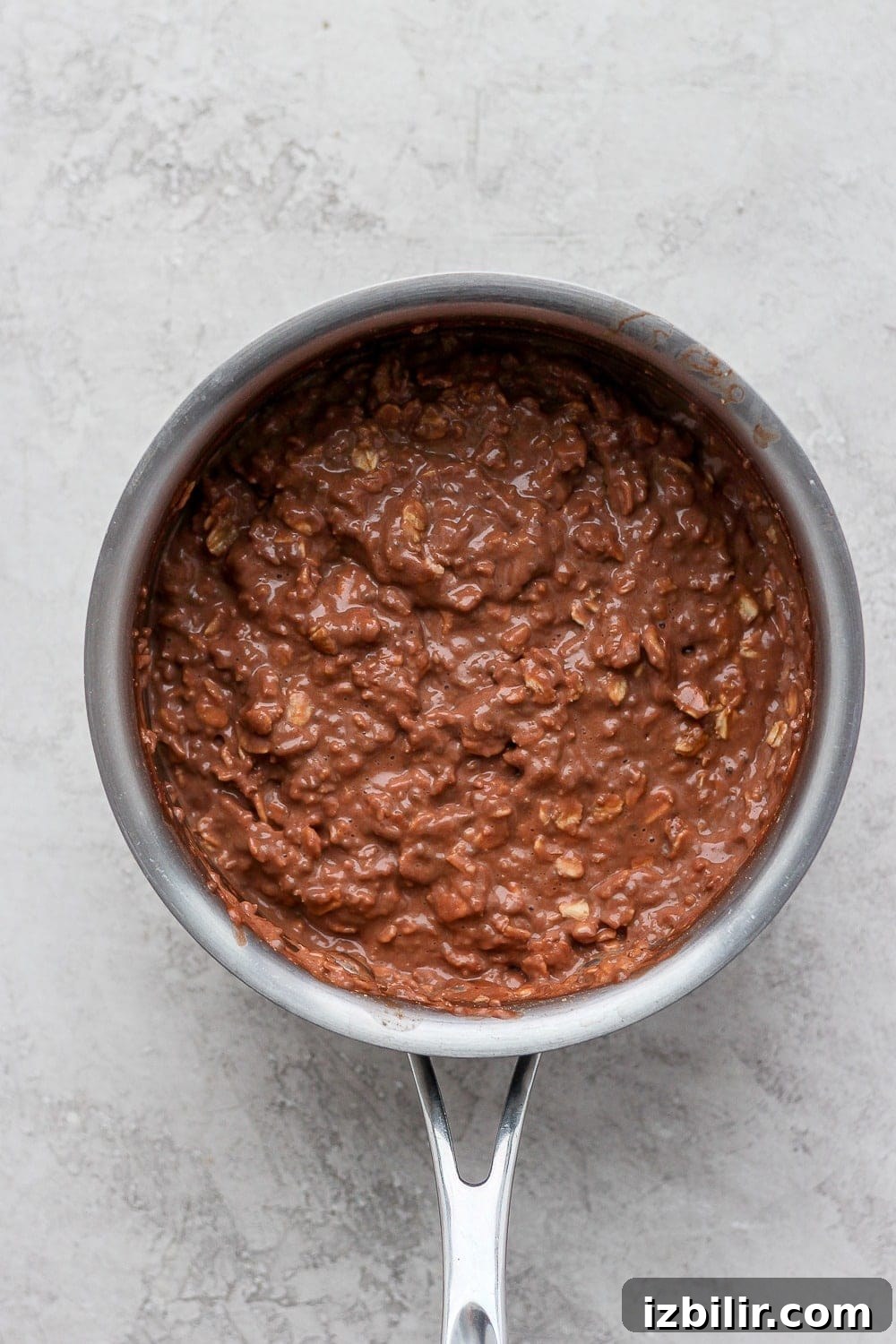 Chocolate Protein Oatmeal Recipe 7 chocolate sea salt protein oatmeal ready to be served